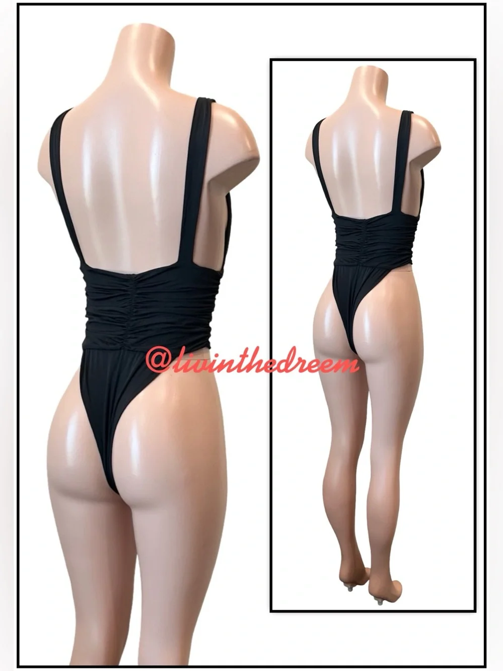 RIOT Echo One Piece Minimal - Black SZ L
